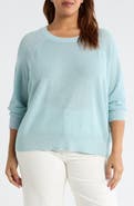 Eileen Fisher Organic Linen & Cotton Blend Crewneck Sweater