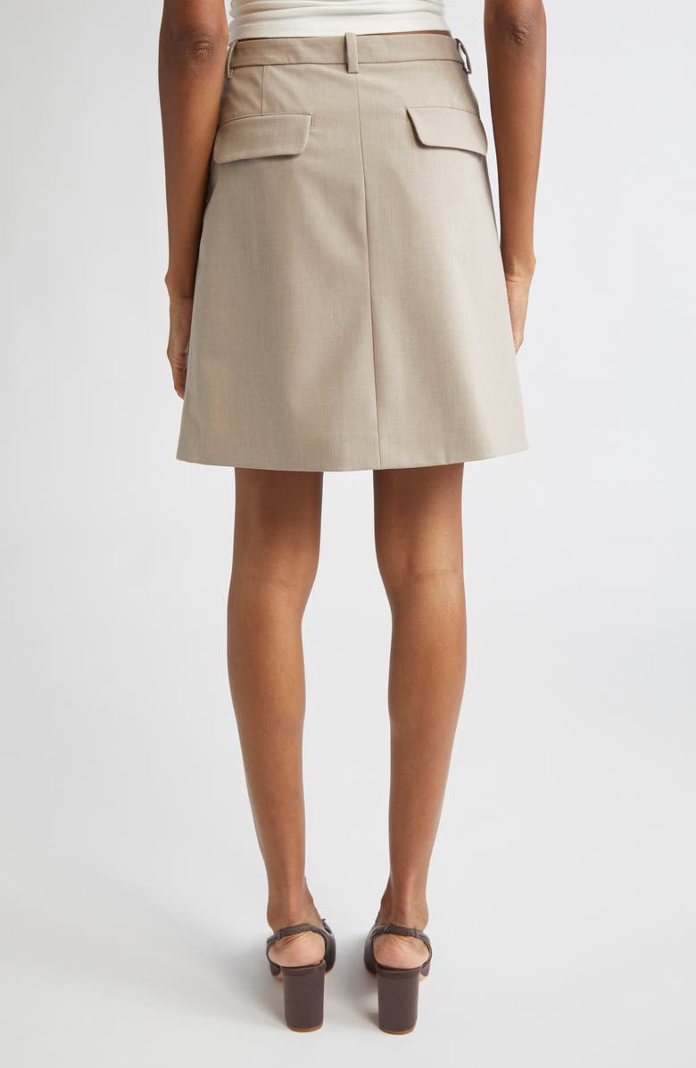 Sandy Liang Jeannie Pleated Skirt, Alternate, color, Taupe