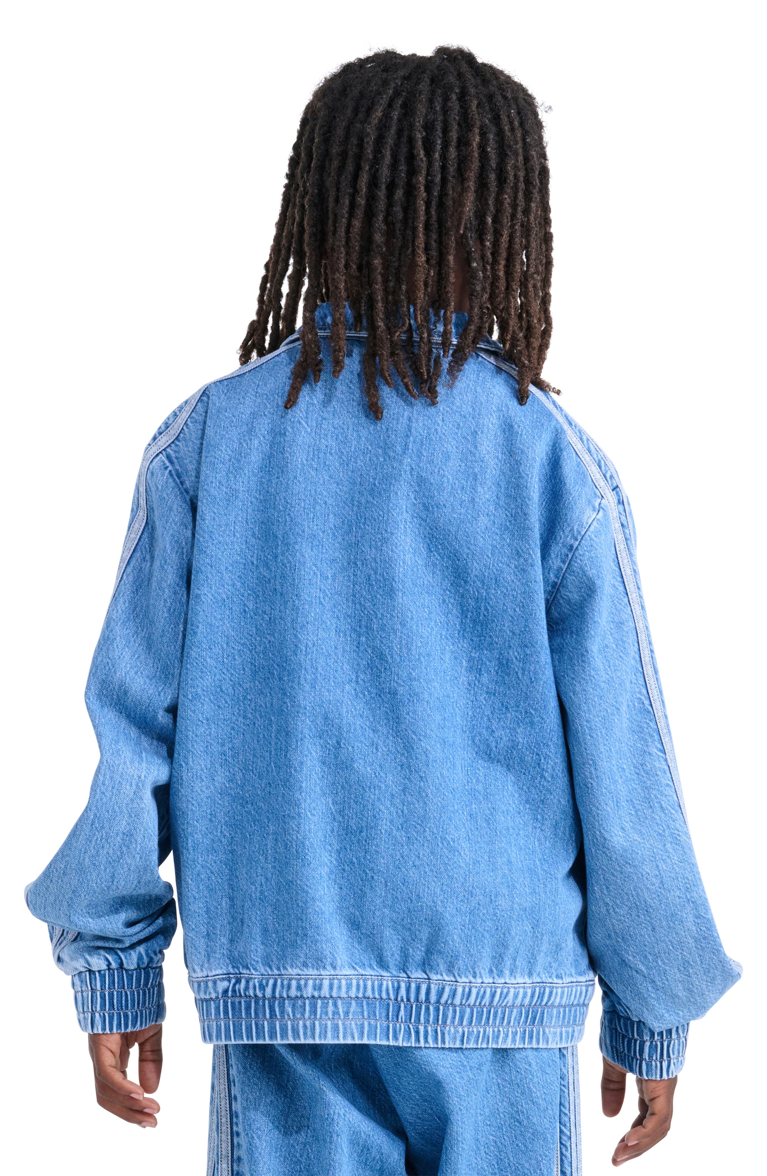 adidas Originals Kids' Firebird Denim Jacket | Nordstrom