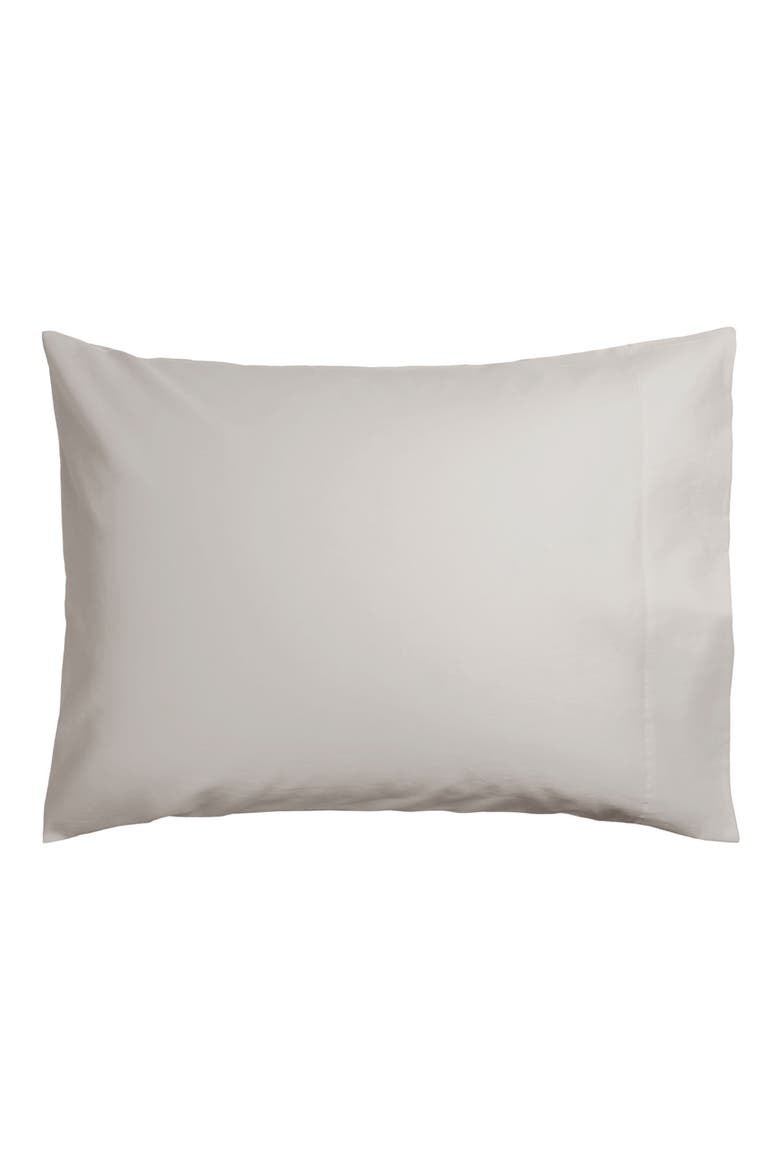 Set of 2 Sateen Pillowcases, Alternate, color, BONE