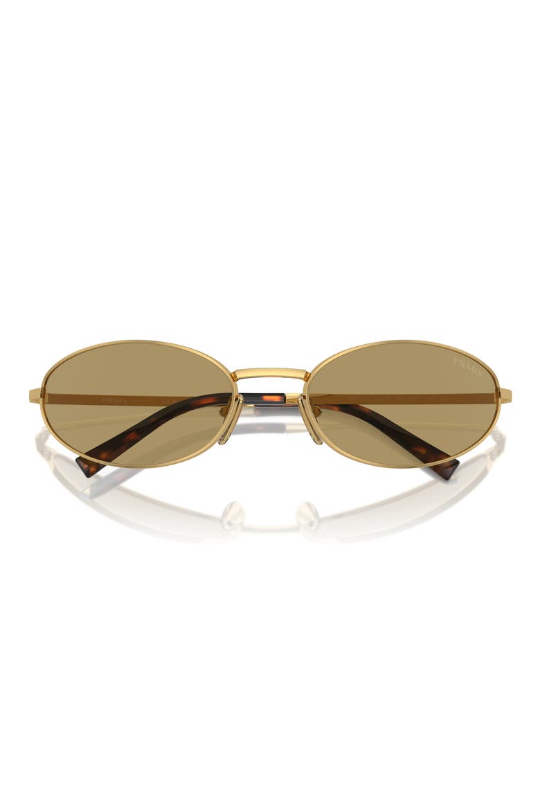 59mm Oval Sunglasses, Main, color, GOLD
