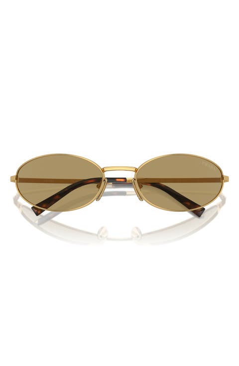 59mm Oval Sunglasses