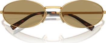 59mm Oval Sunglasses