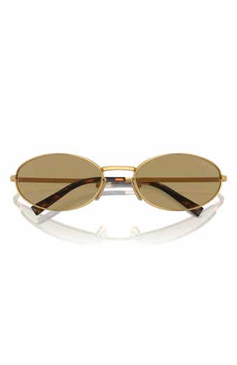 59mm Oval Sunglasses