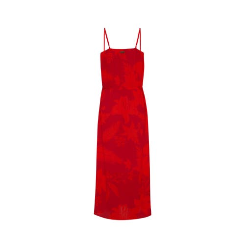 Vilebrequin Flower Power-print Dress In Red