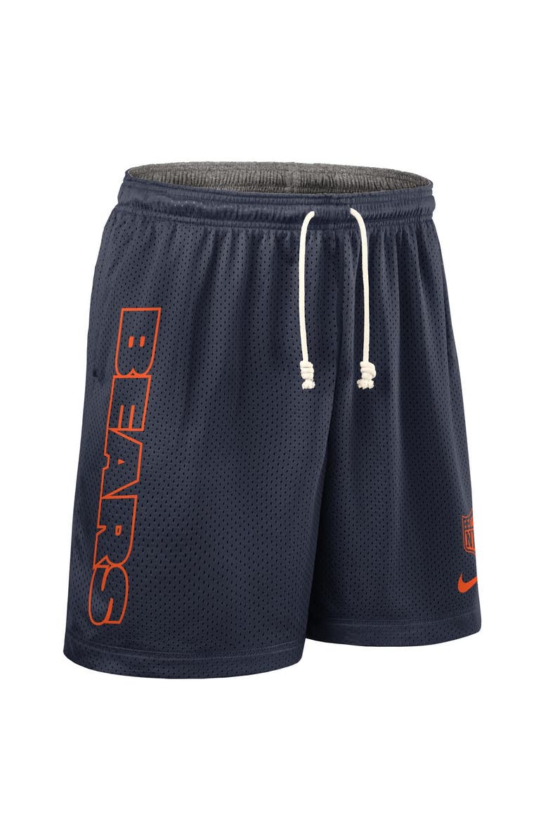 Nike Men's Nike Navy Chicago Bears Sideline Reversible Performance Shorts, Alternate, color, Navy