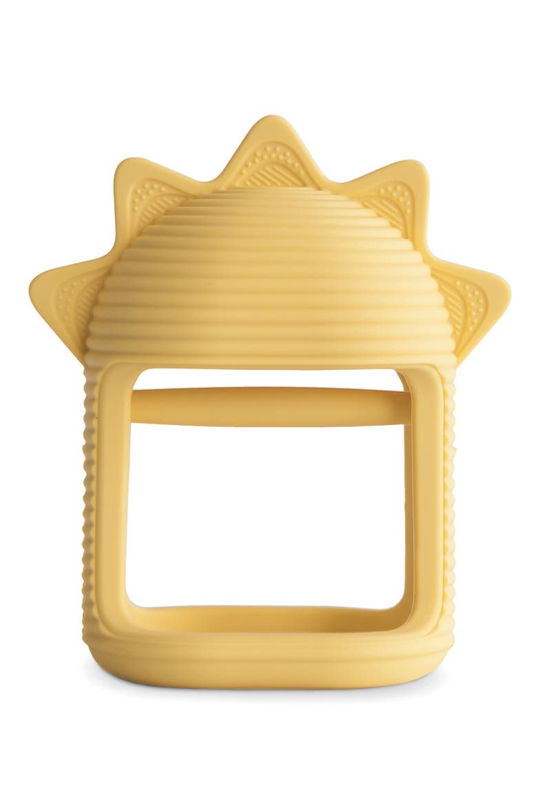 No-Drop Sun Teether Toy, Main, color, SUNSHINE