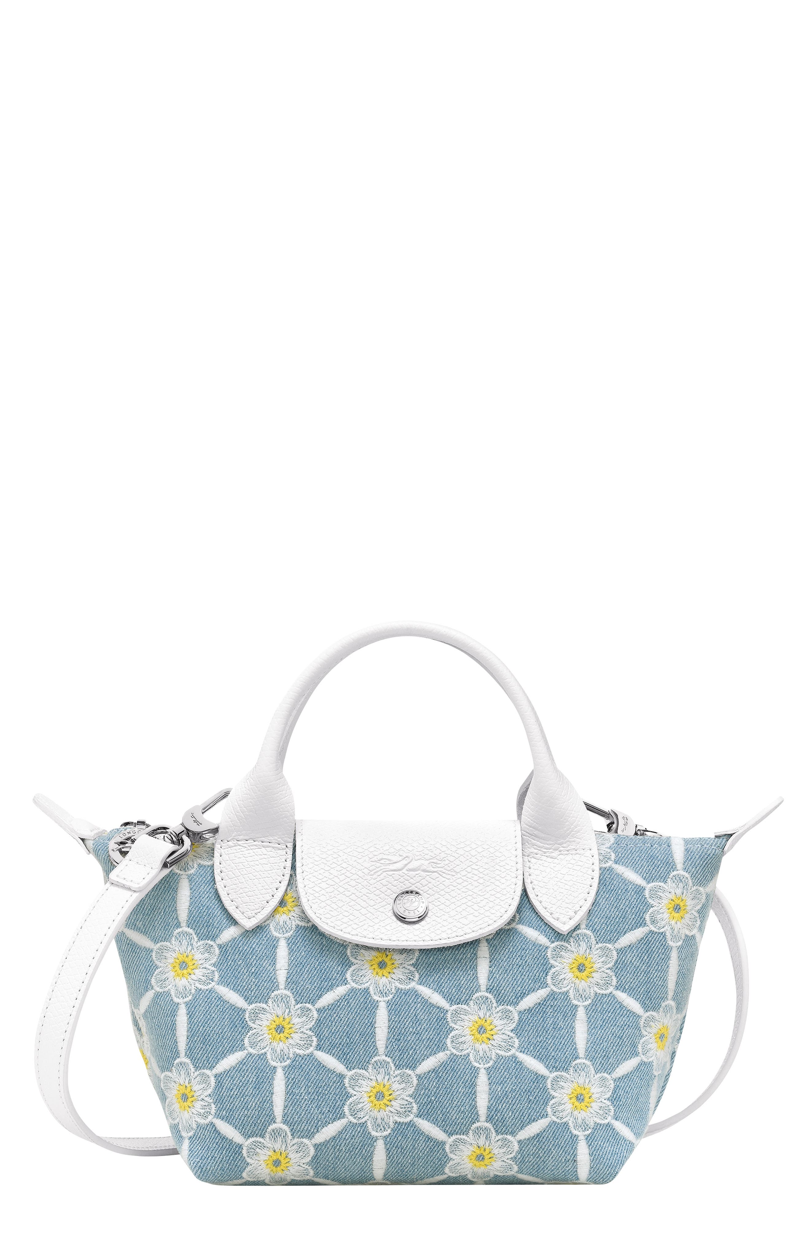 Longchamp Extra Small Le Pliage Daisy Crossbody Bag, Main, color, 
