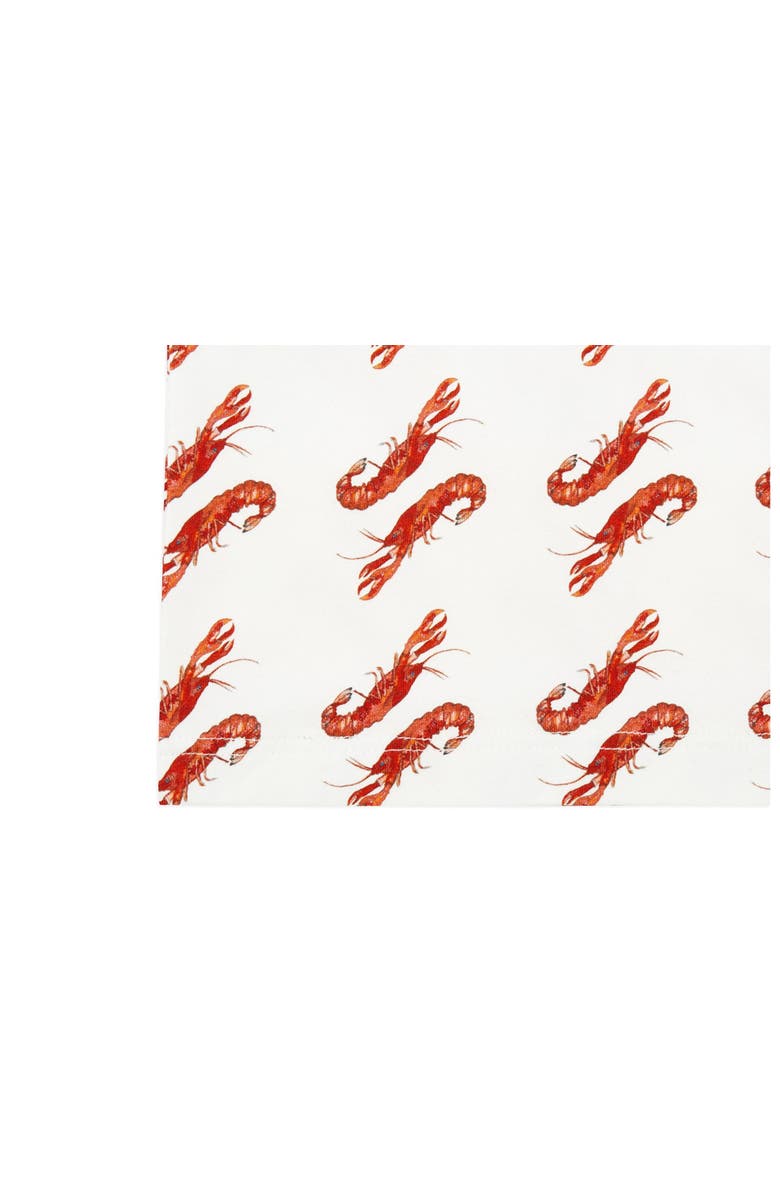 Vild House of Little Vild Lab No.8 - Rare Living Lobsters, Organic Cotton Bodysuit with Shorts, Alternate, color, Lobster Print