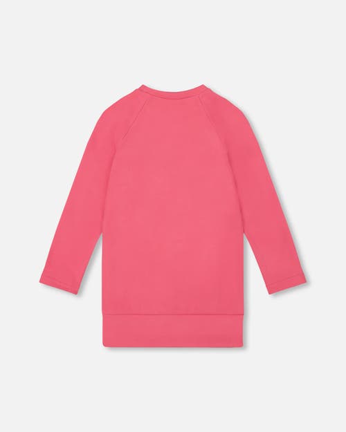 Deux Par Deux Super Soft Tunic Tee With Embroidery In White