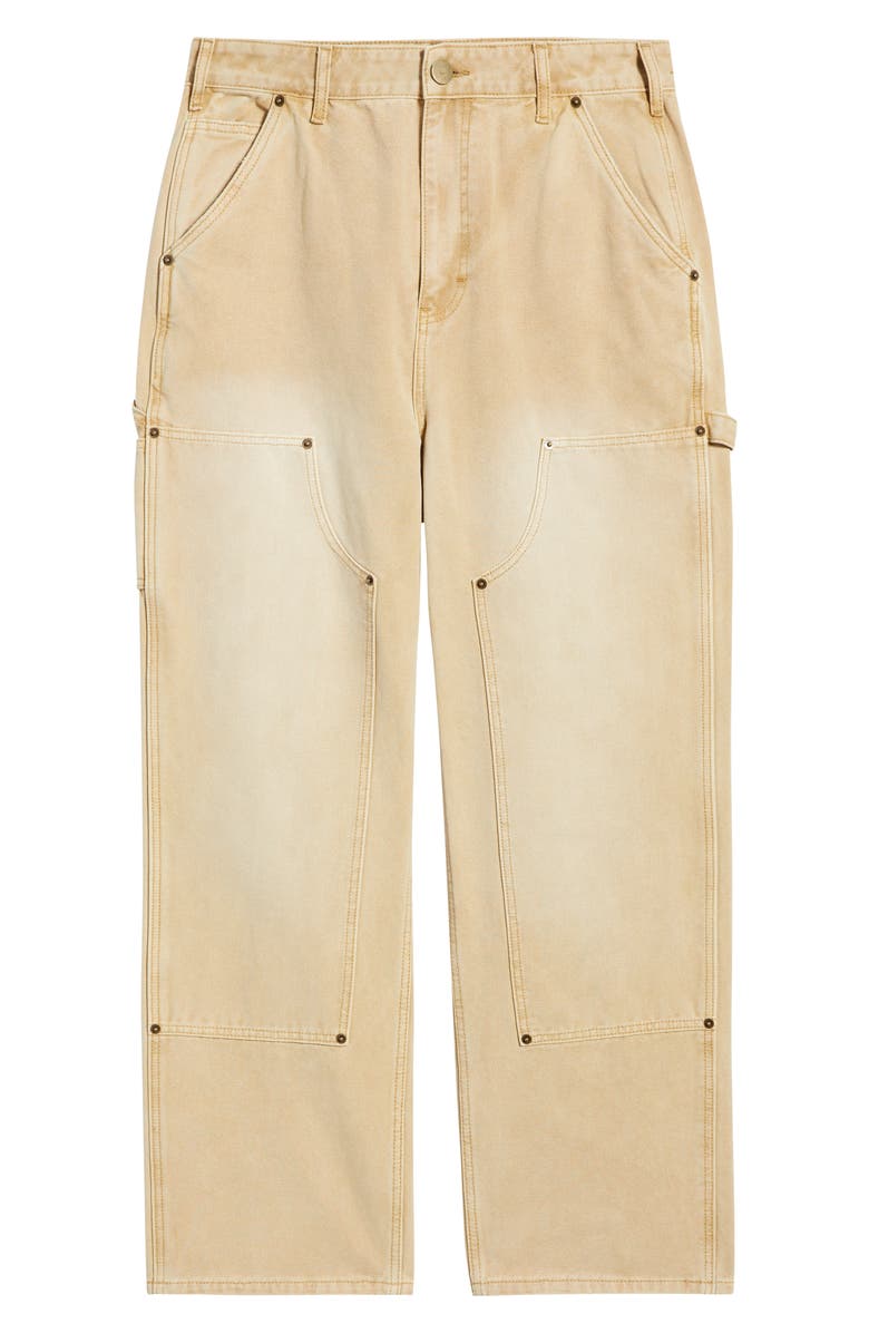 Elwood Industry Cotton Canvas Carpenter Pants, Alternate, color, Khaki