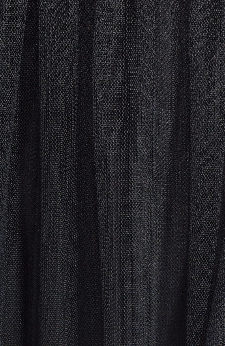 Amsale Draped Tulle Gown, Alternate, color, 