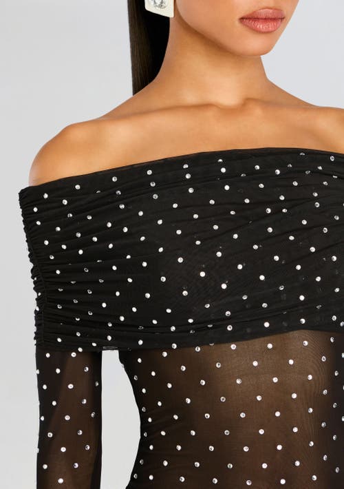 Shop Retroféte Retrofête Oriana Top In Black/silver