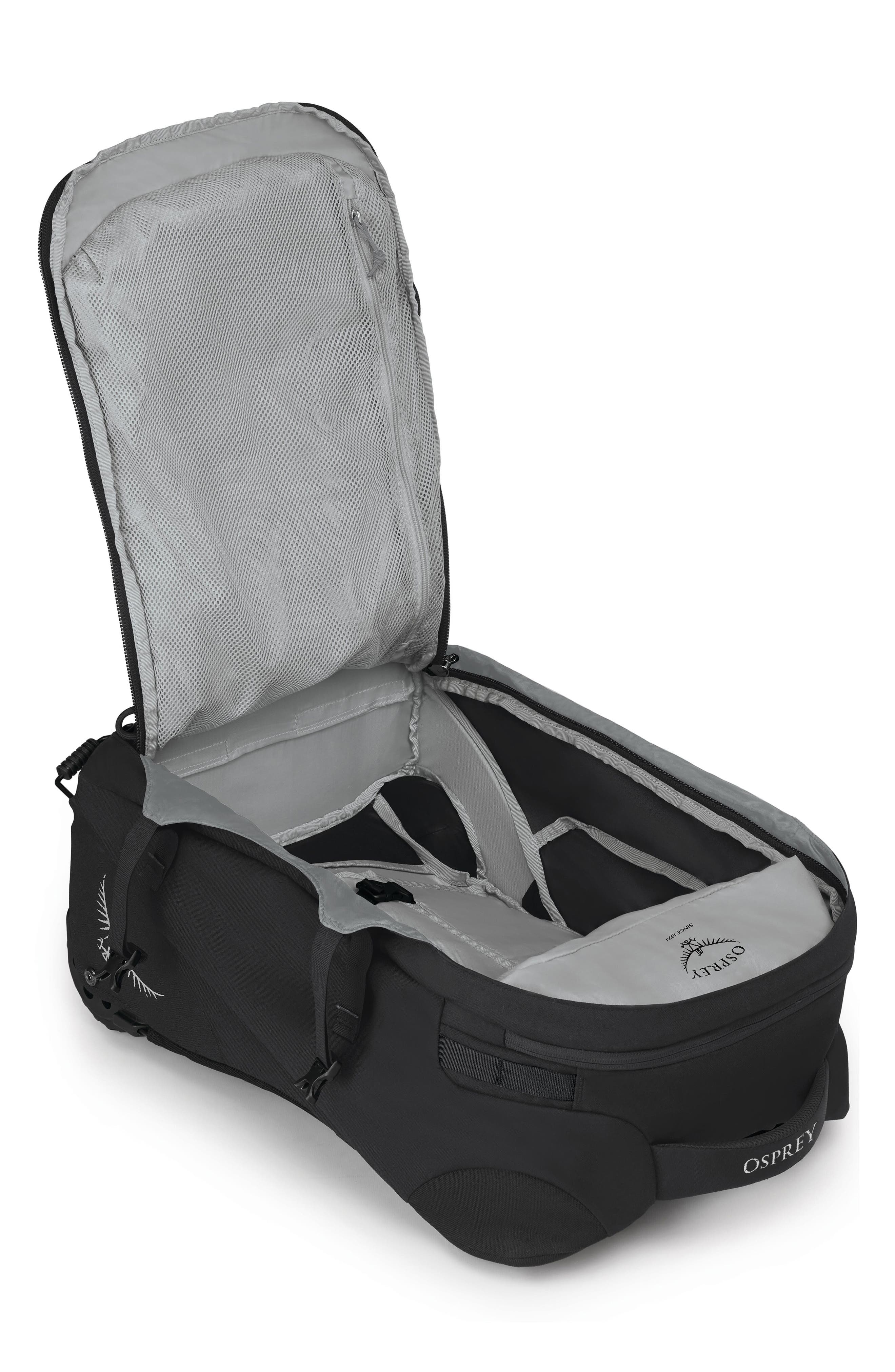 Osprey Farpoint<sup>®</sup> 36-Liter Wheeled Travel Carry-On Bag, Alternate, color, Black
