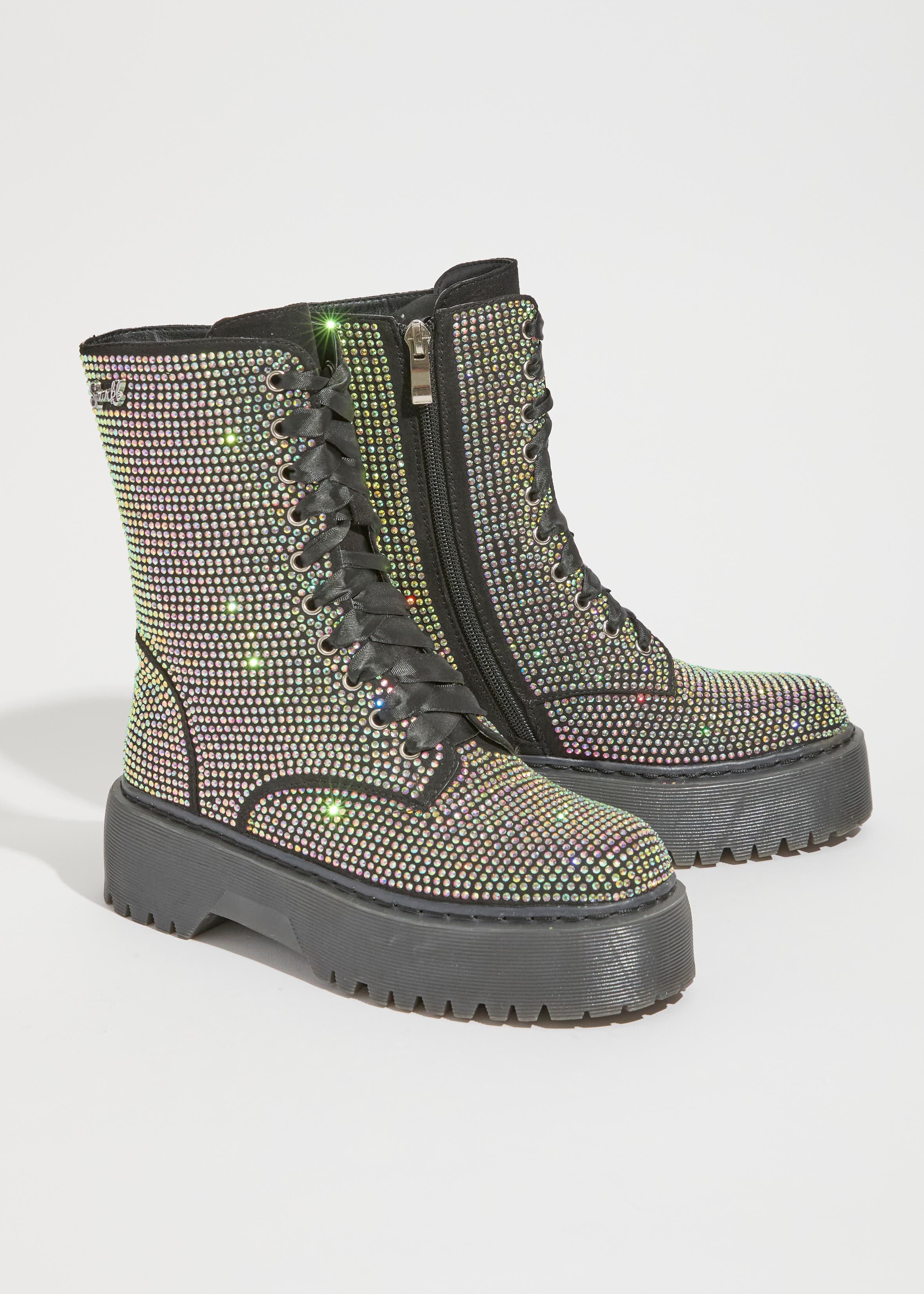 SPARKL Taylor Comabt Boot, Alternate, color, Black