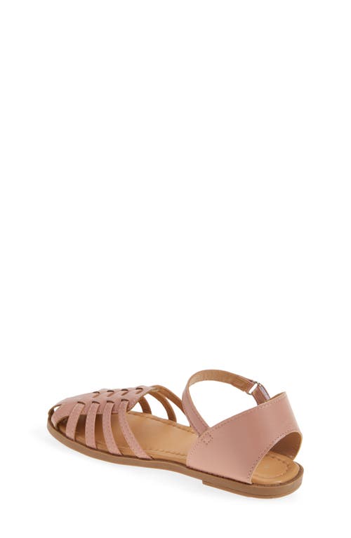 Extreme By Eddie Marc Kids' Basket Weave Sandal In Pink