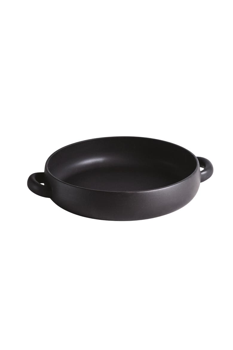 Serving Plate with Handles, Main, color, Matte Black