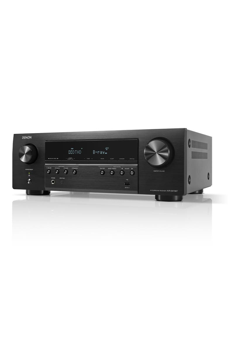 AVR-S570BT 5.2 Channel 8K Home Theater Receiver with Bluetooth and Dolby Audio/DTS, Alternate, color, Black
