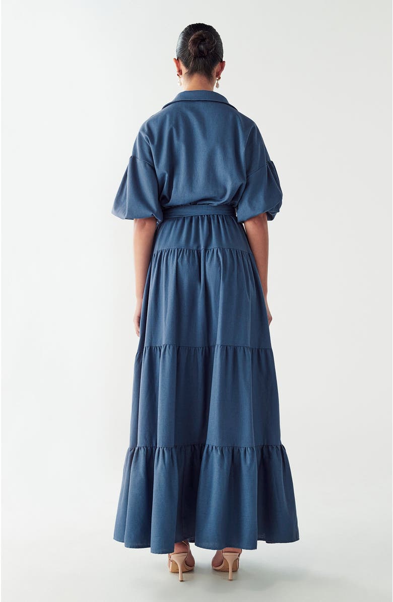 WILLA Sole Maxi Dress, Alternate, color, Petrol Blue