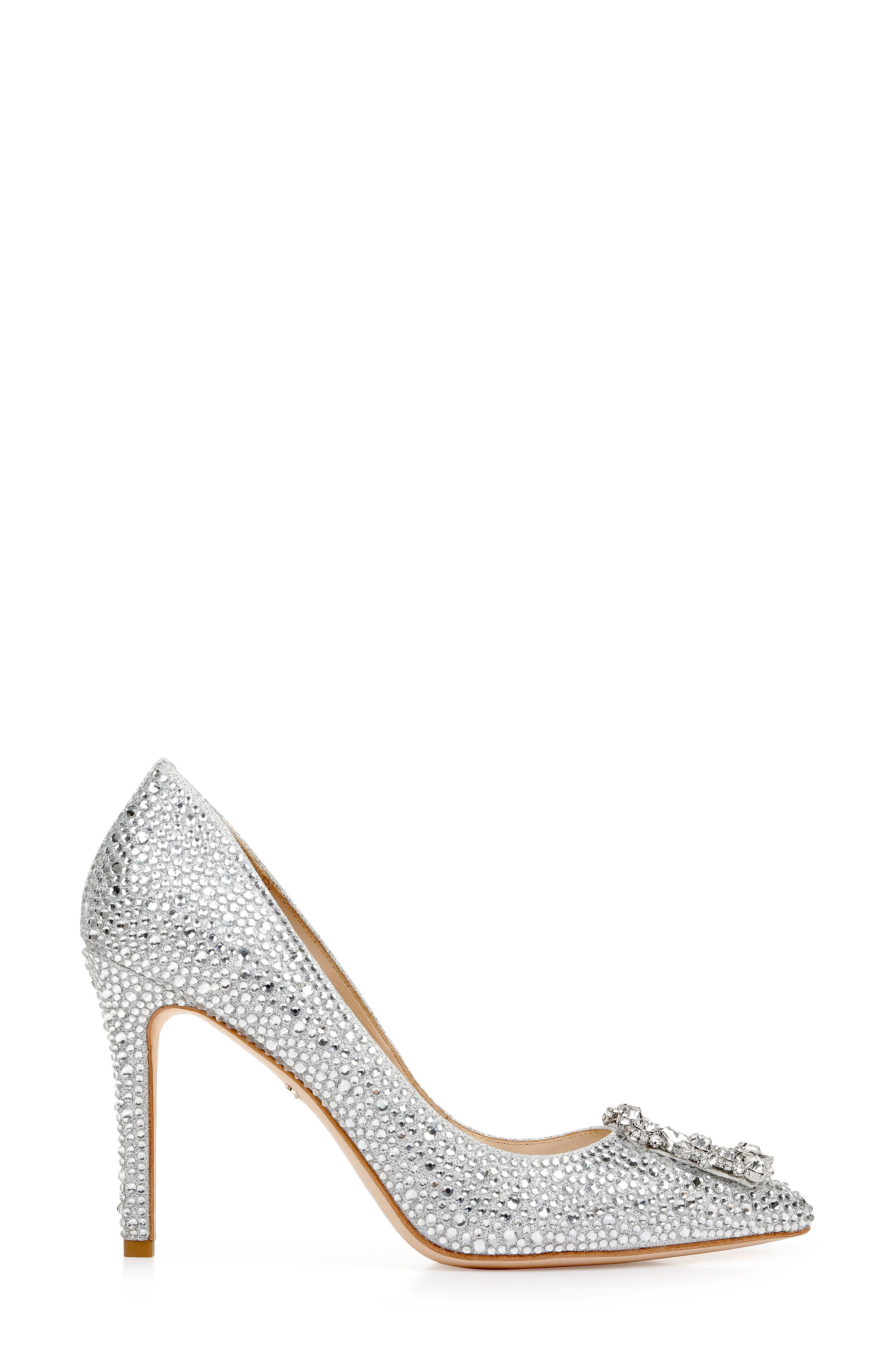Cher II Pointed Toe Pump, Alternate, color, SILVER