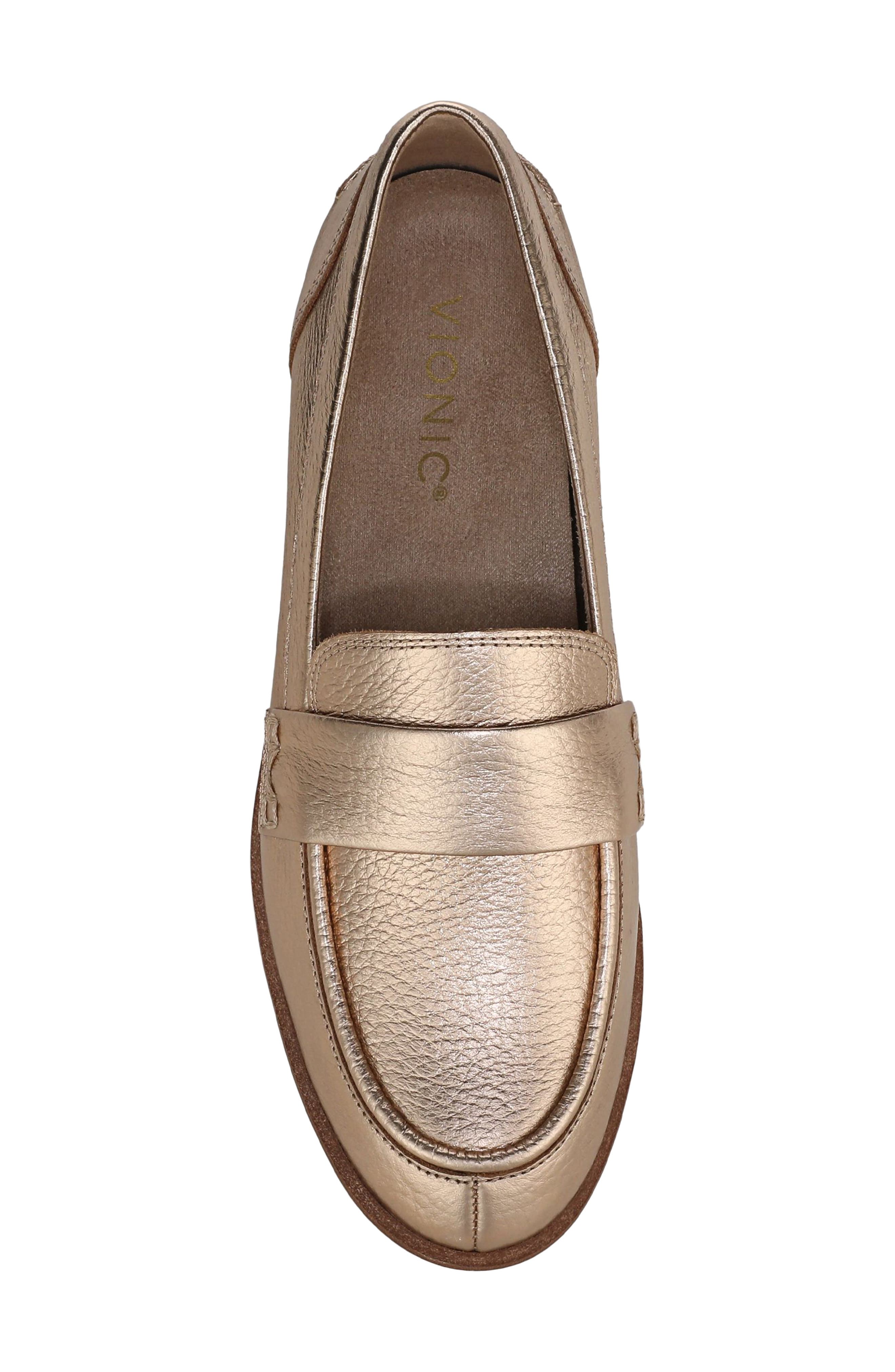 Cleo Loafer, Alternate, color, BRONZE
