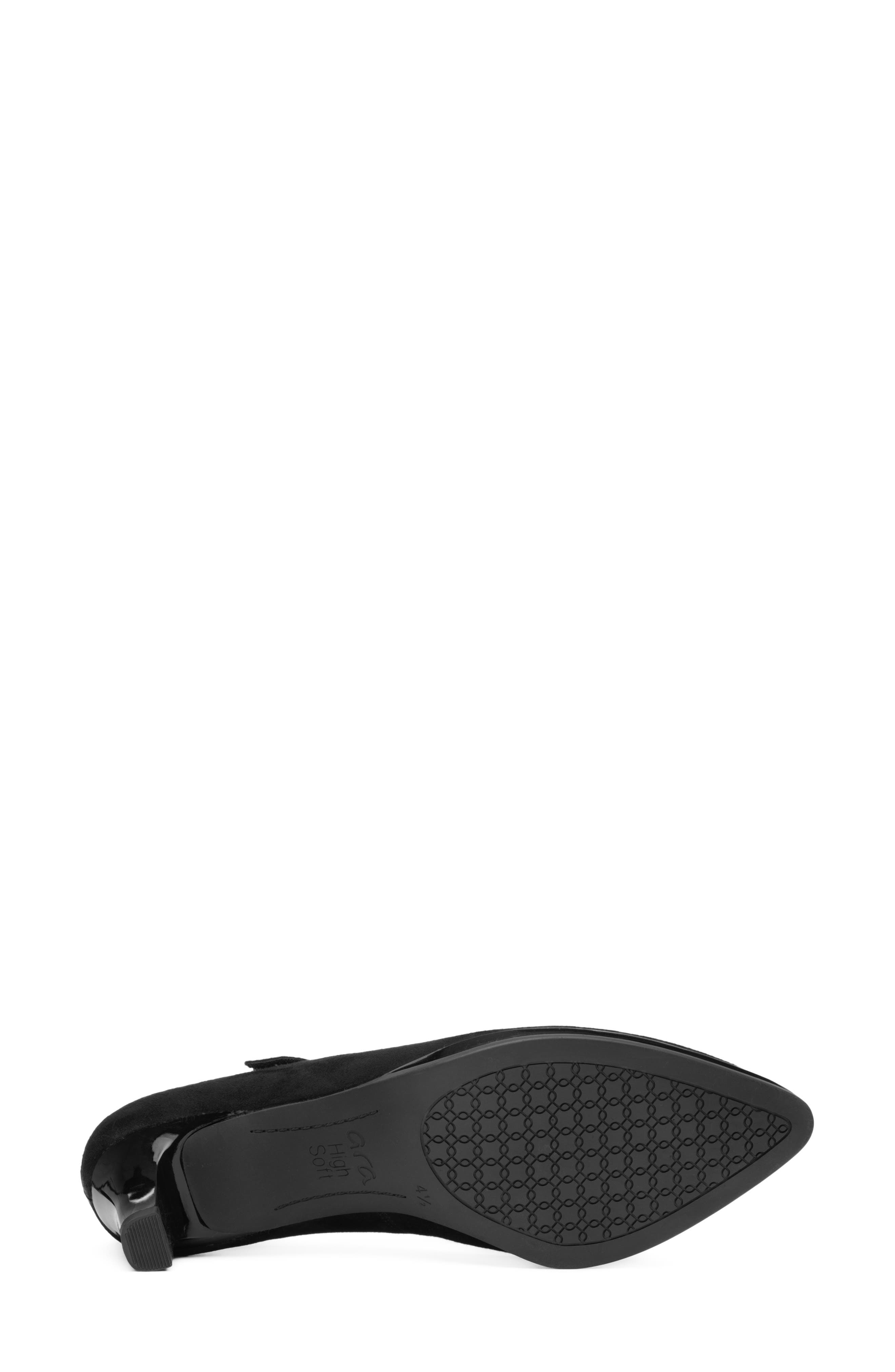Amethyst Mary Jane Pump, Alternate, color, BLACK
