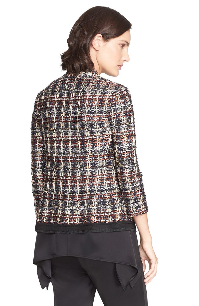 St. John Collection Opulent Tweed Jacket, Alternate, color,