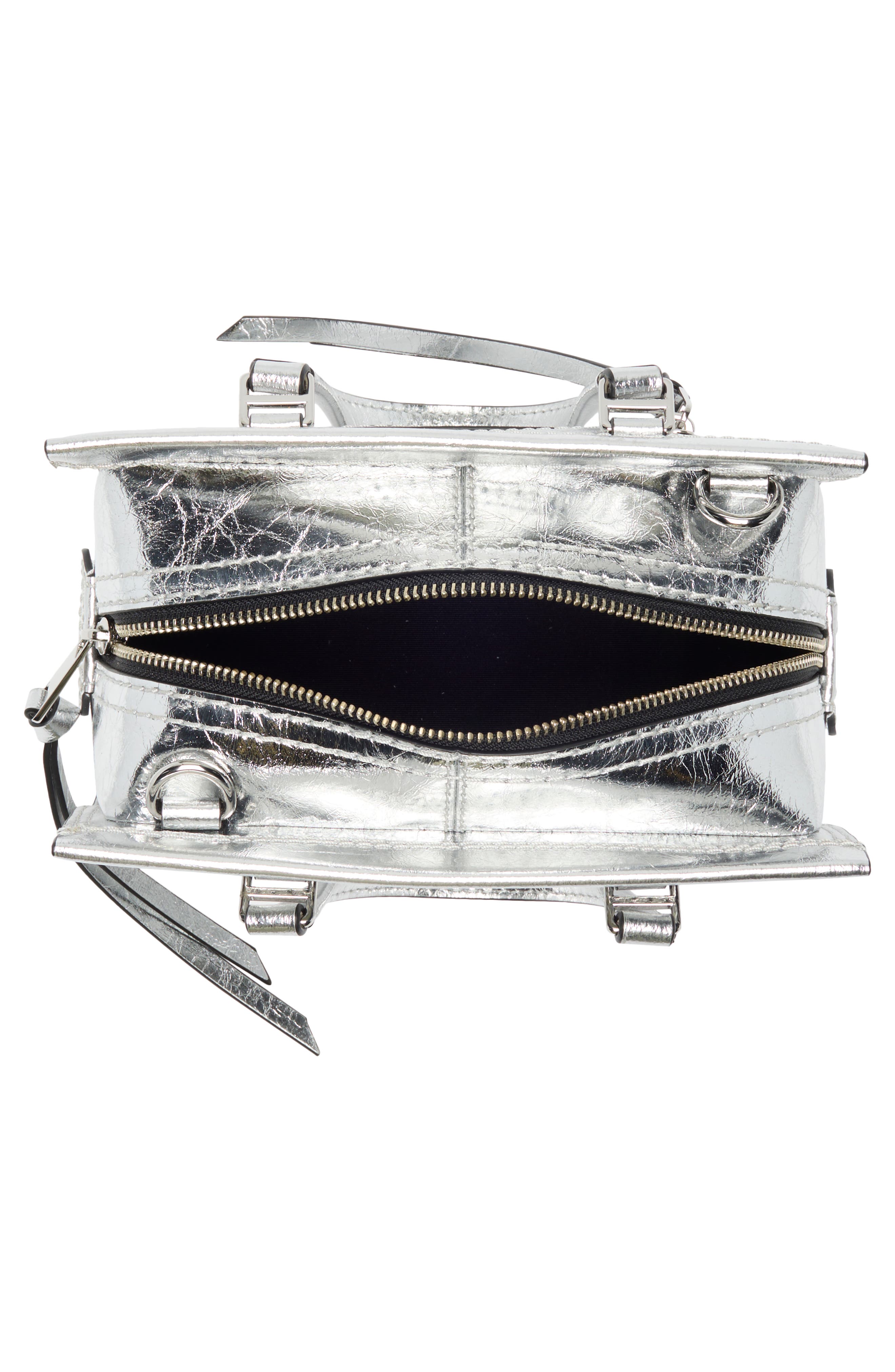 Marc Jacobs Small Crinkle Cruiser Metallic Satchel | Nordstromrack