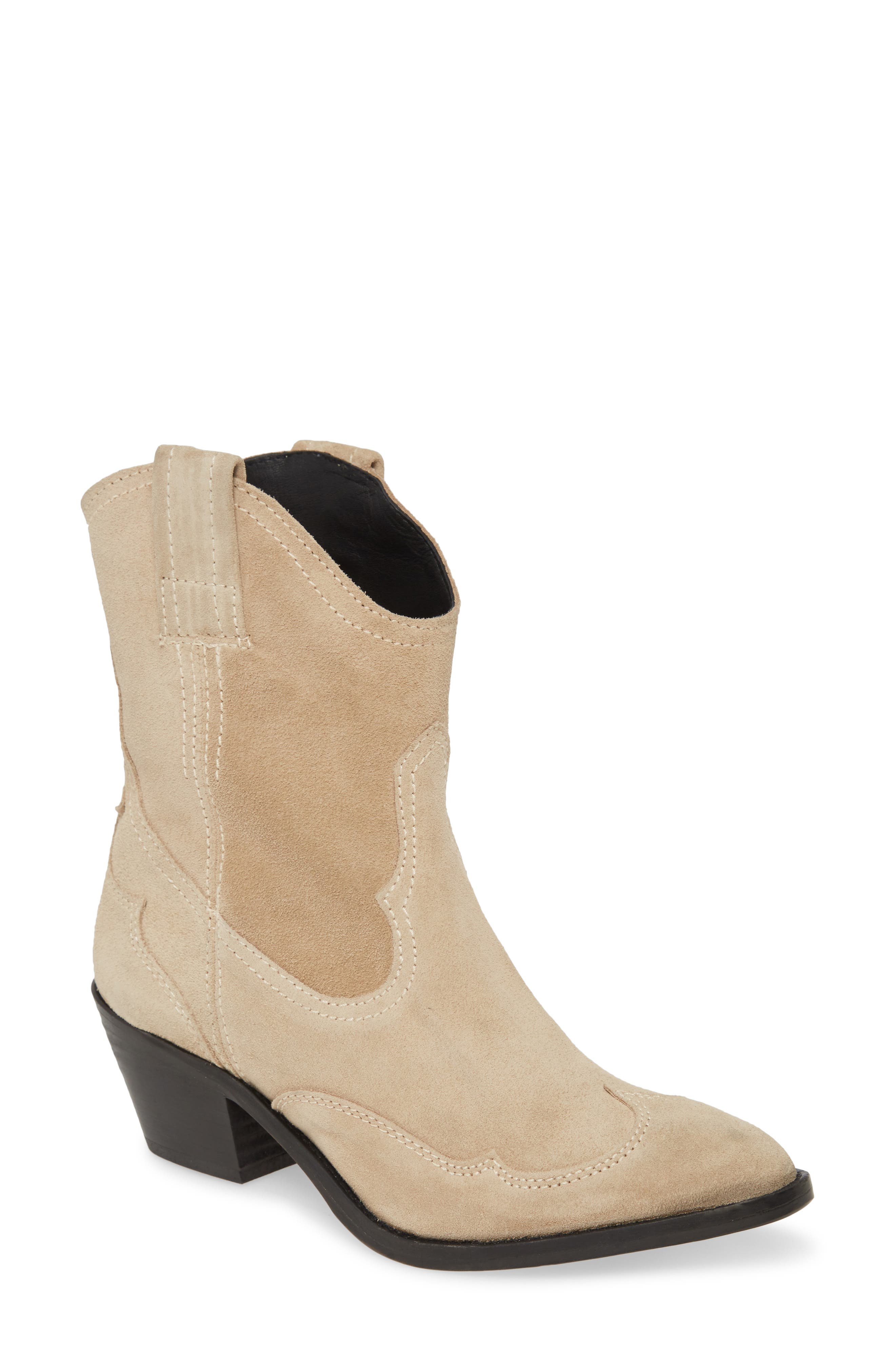 Shira Western Boot, Main, color, STONE SUEDE
