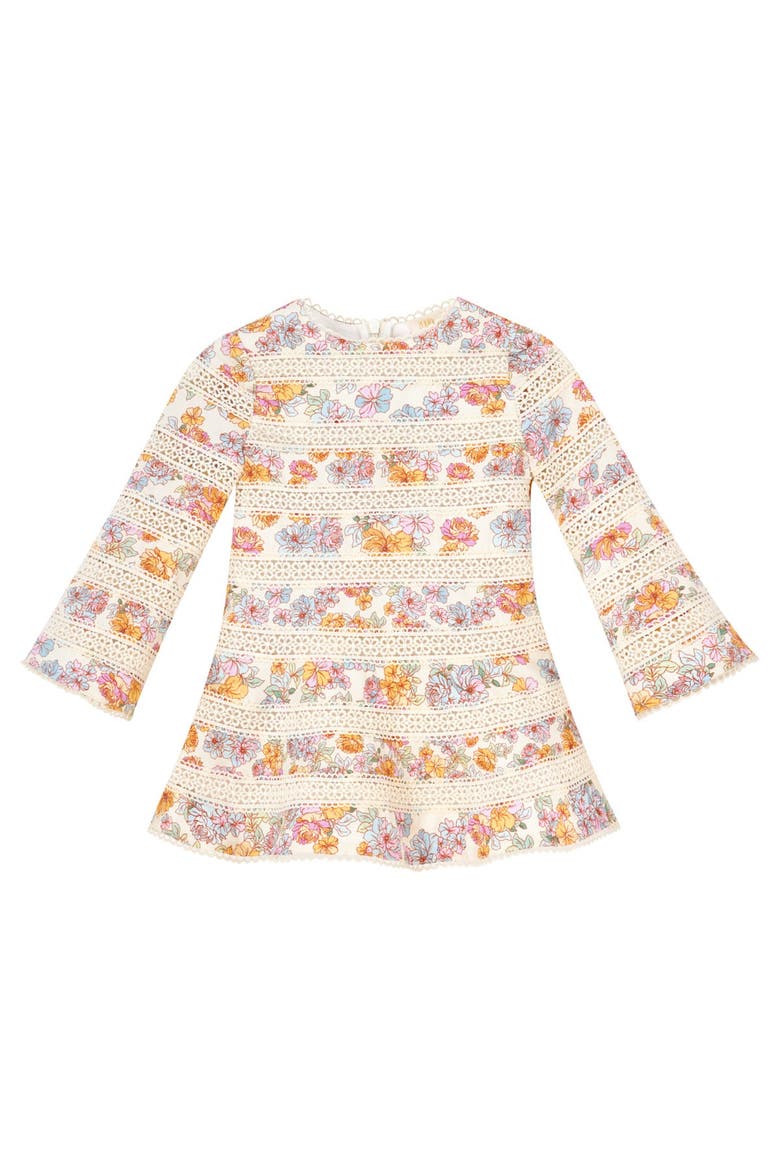 Posie Cotton Mini Dress, Main, color, Floral