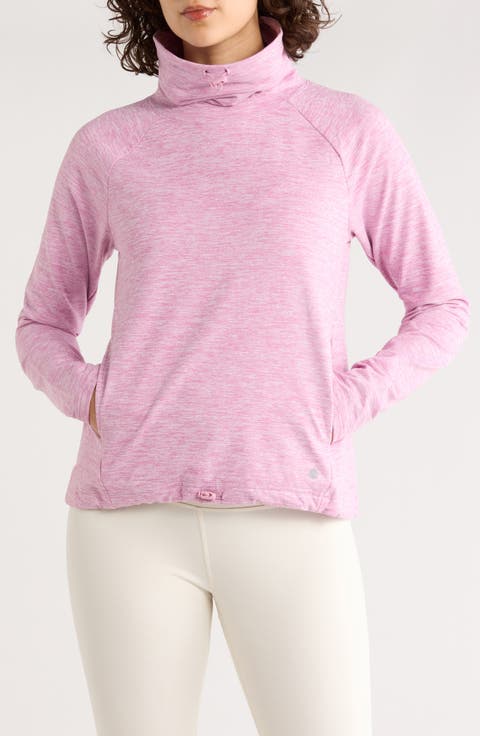 Zephyr Cowl Neck Pullover Sweatshirt