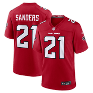 Nike Men's Nike Deion Sanders Red Atlanta Falcons Retired Player Game Jersey