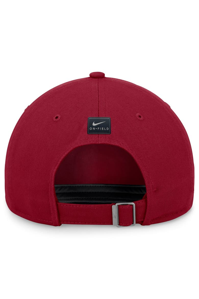 Men's Nike Cardinal Stanford Cardinal 2024 On-Field Club Adjustable Hat, Alternate, color, Cardinal