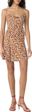 Diane von Furstenberg Kai Abstract Print Minidress