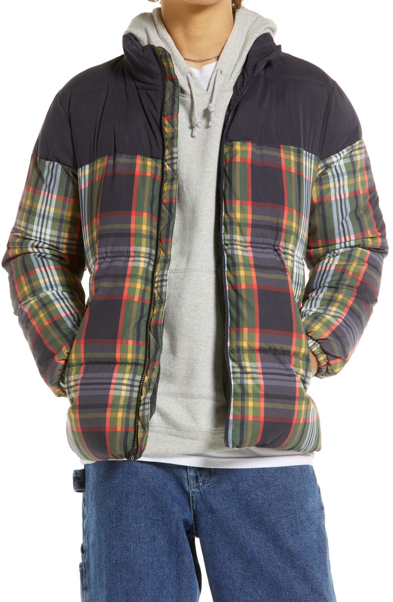 BP. Men's Print Puffer Jacket, Main, color,