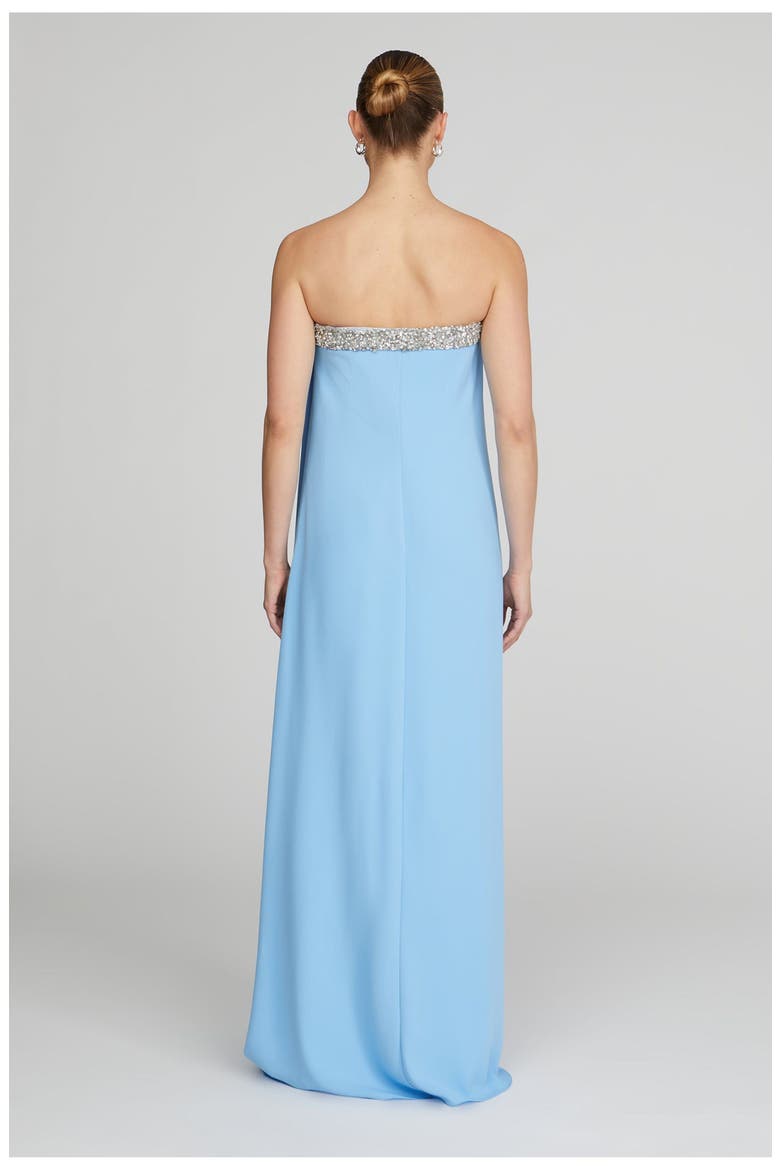 Fleur Strapless Gown, Alternate, color, Hydrangea