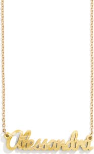 BaubleBar Personalized Pendant Necklace