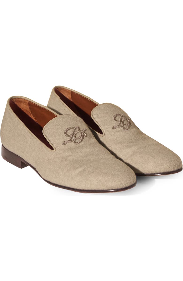 Loro Piana Anagram Logo Cashmere Loafer, Main, color,