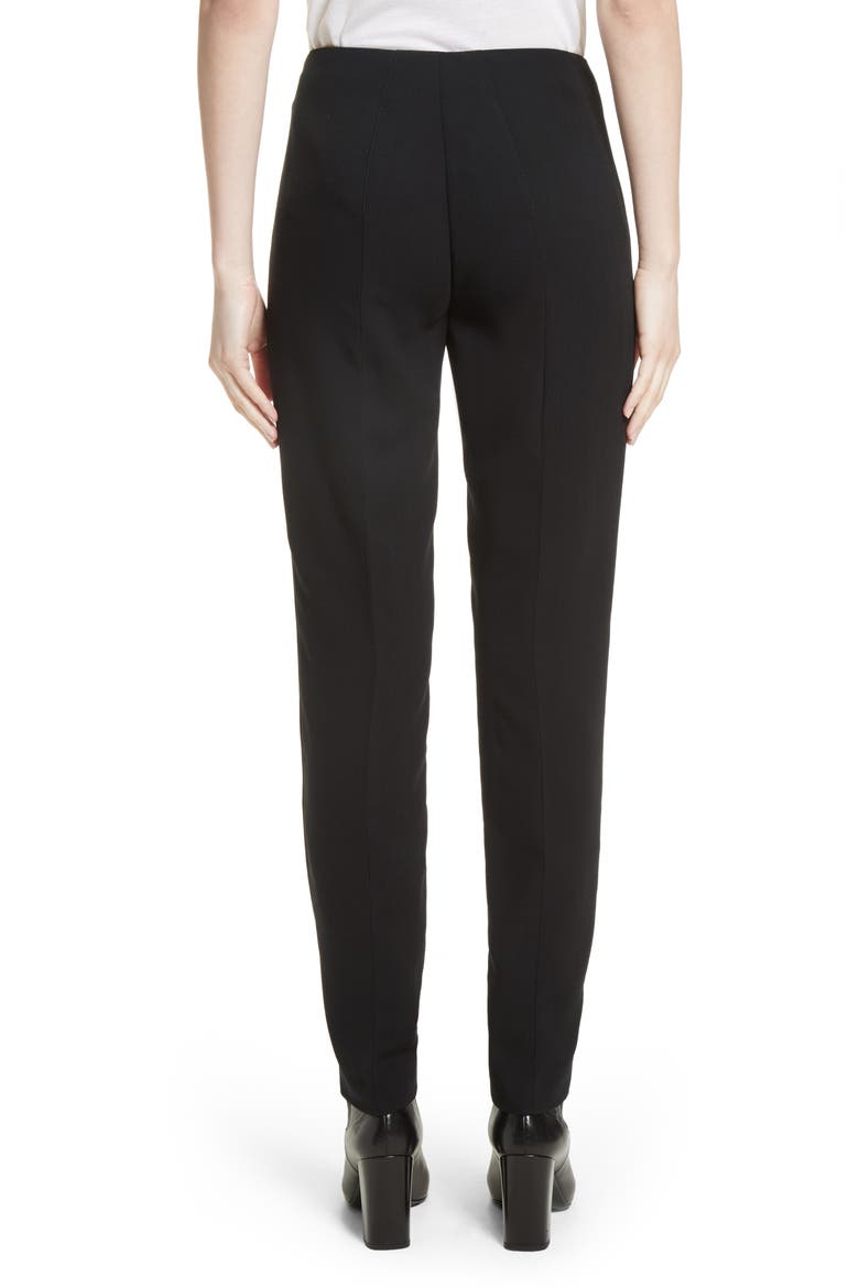 Melissa Wool Blend Pants, Alternate, color, BLACK