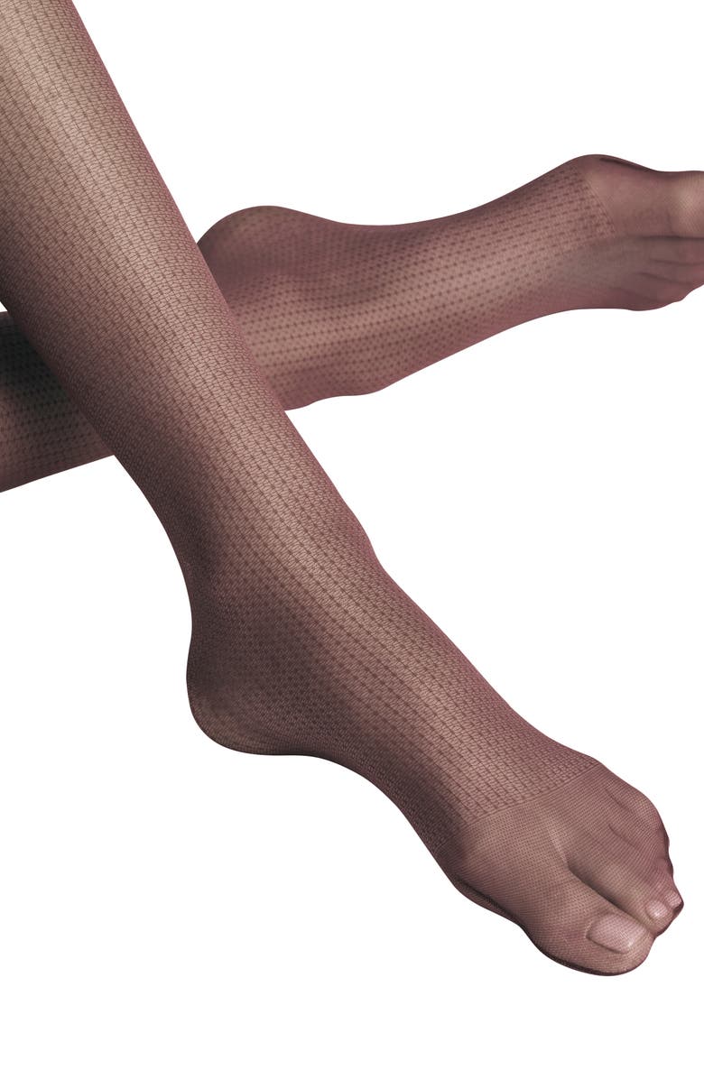 Falke Body Chain Sheer Tights, Alternate, color, Black