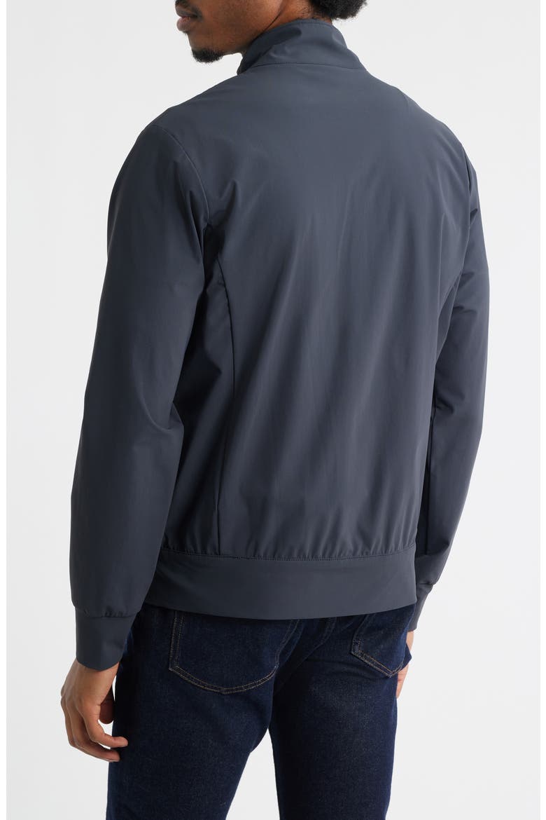 Water Repellent Quilted Front Jacket, Alternate, color, BLUE BLACK