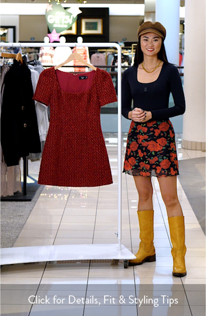 Blair Tweed Minidress, sales video thumbnail