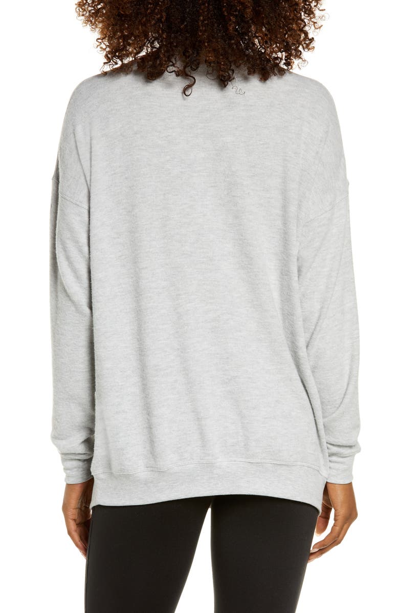 Alo Soho Mock Neck Pullover, Alternate, color, 
