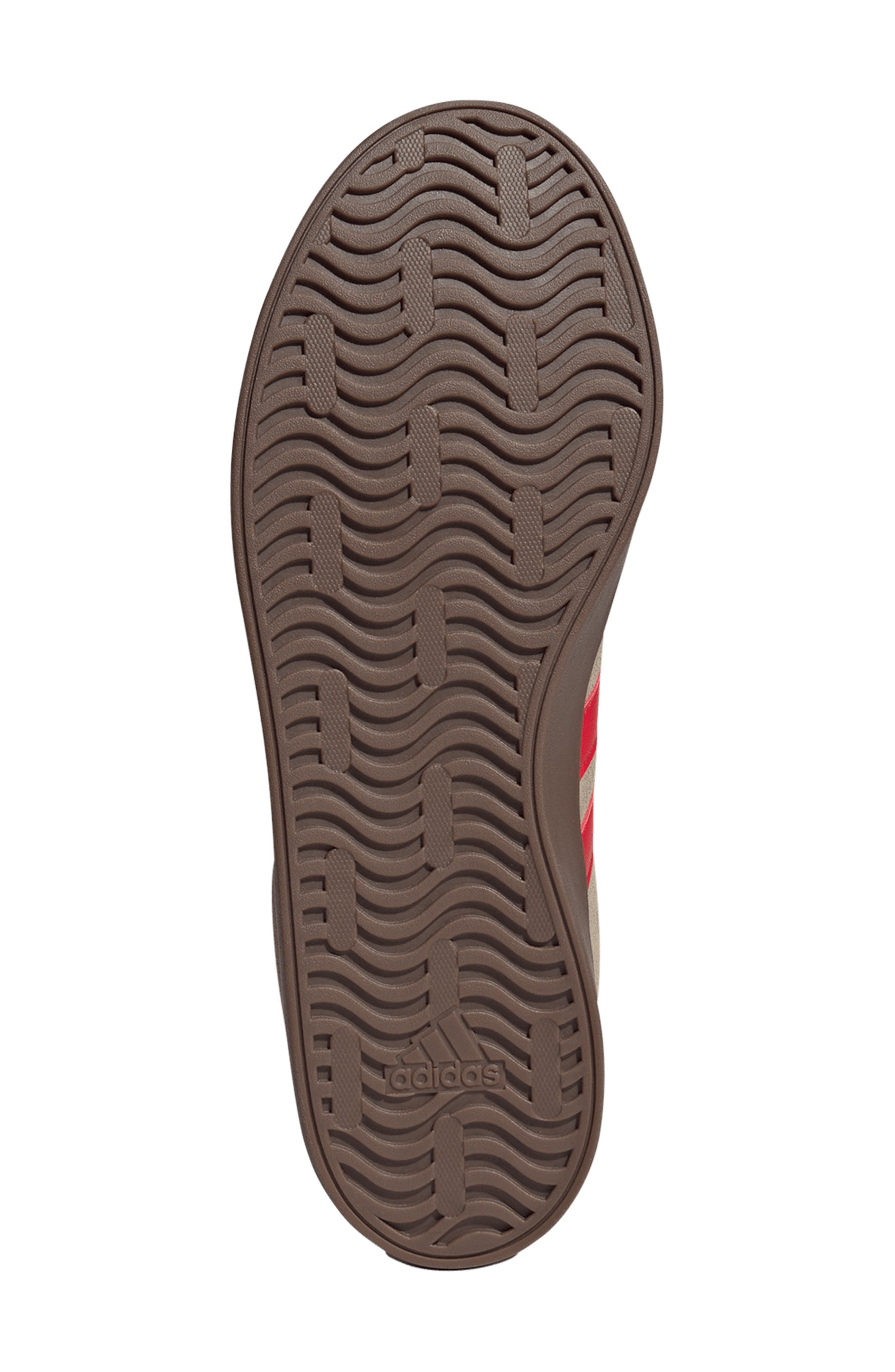 adidas VL Court 3.0 Sneaker, Alternate, color, Blanch Cargo/ Ruby/ Gold Met