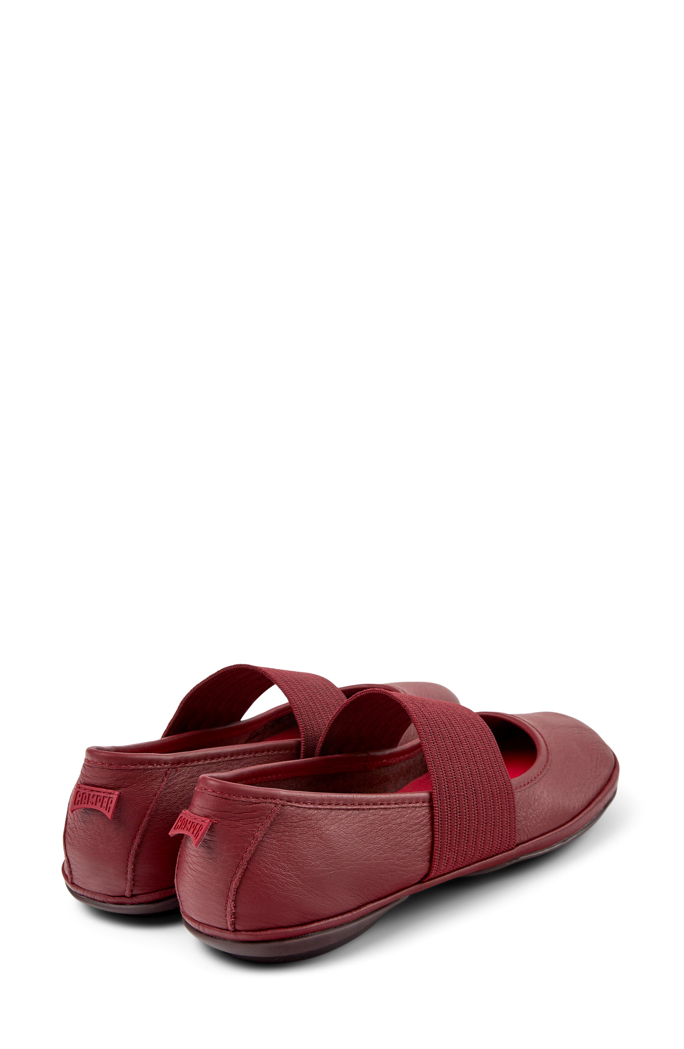 Camper Right Nina Leather Mary Jane Ballerina Flat, Alternate, color, 
