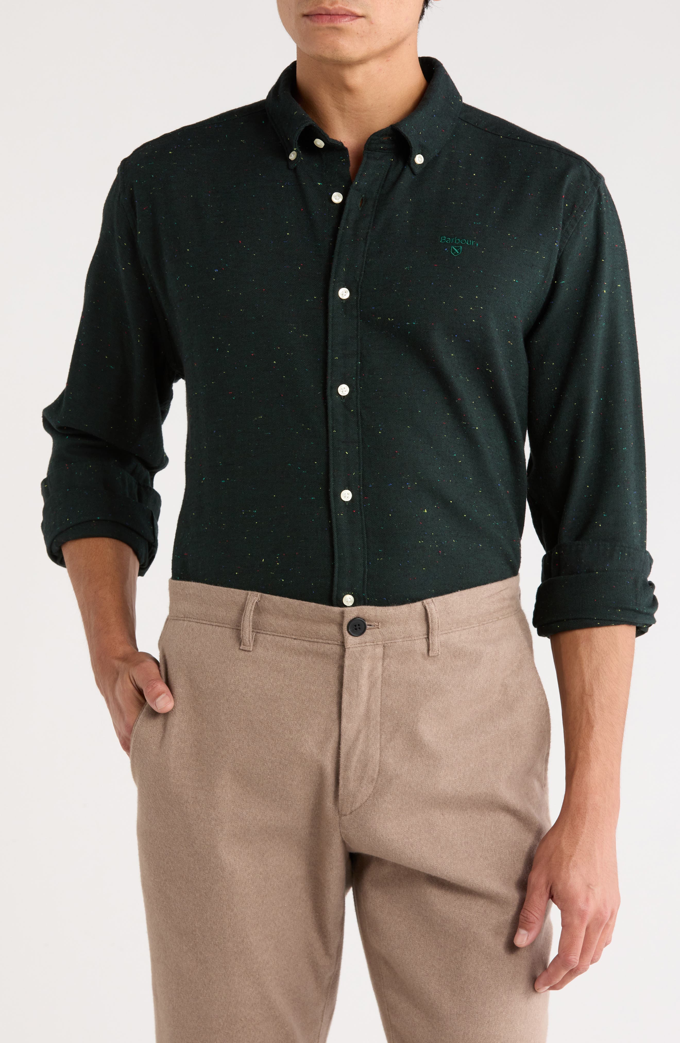 Barbour Tainsbury Tailored Fit Button-Down Shirt