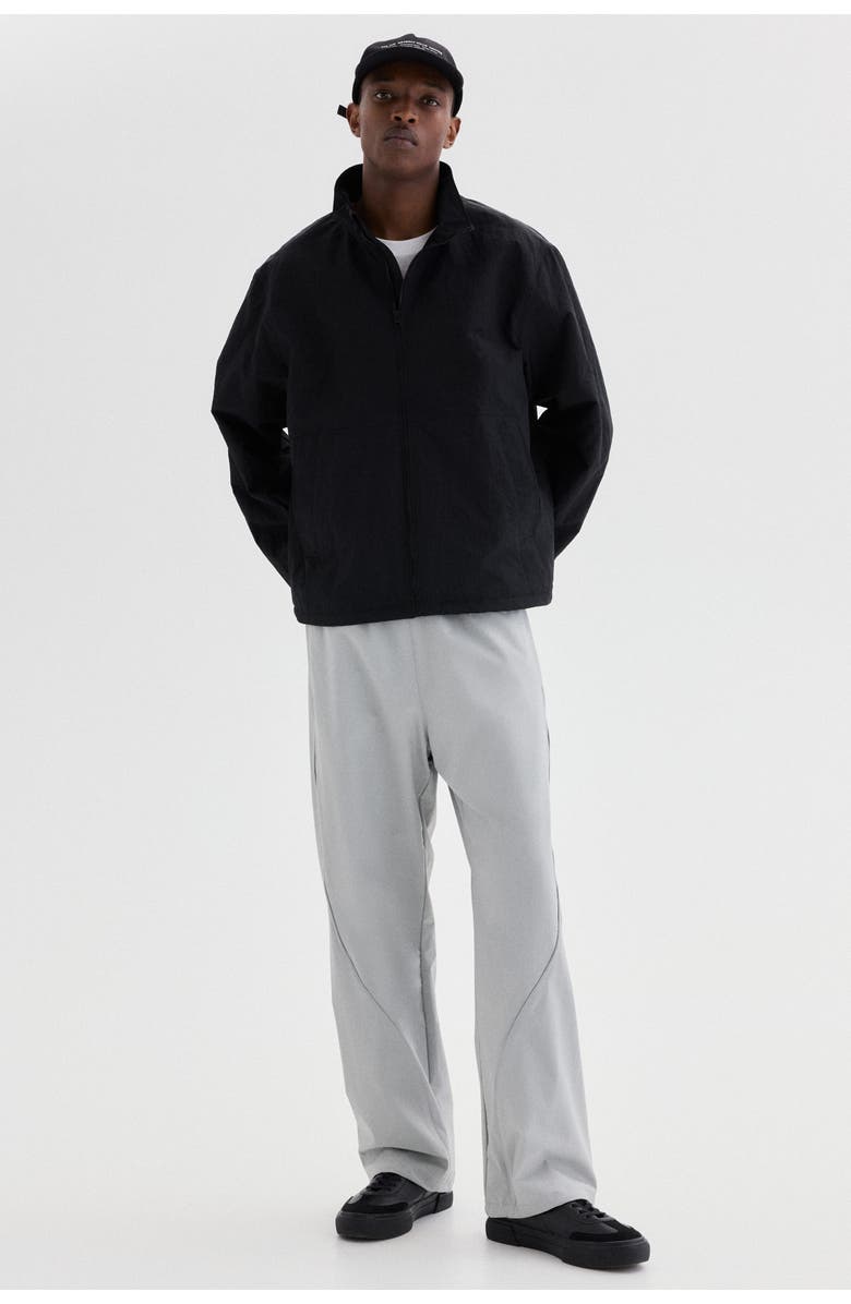 H&M Water-repellent Windbreaker, Alternate, color, Black