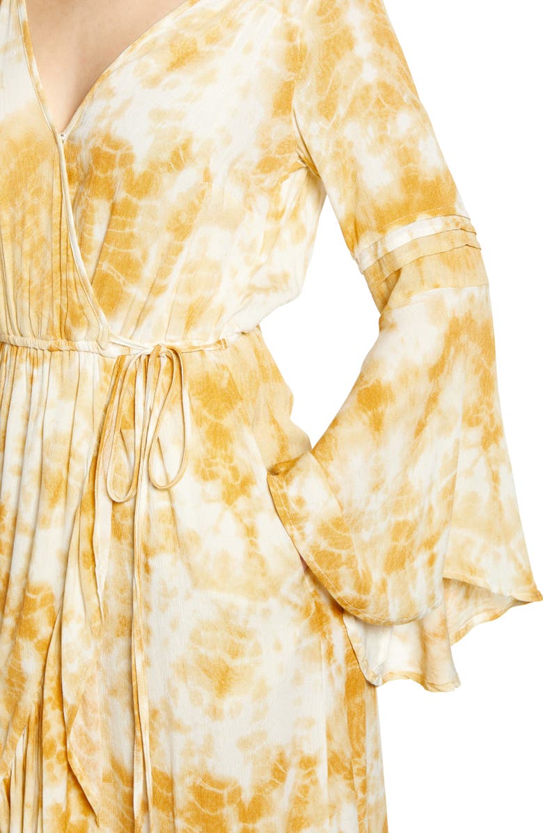 Band of Gypsies Zion Long Sleeve Maxi Dress, Alternate, color, 