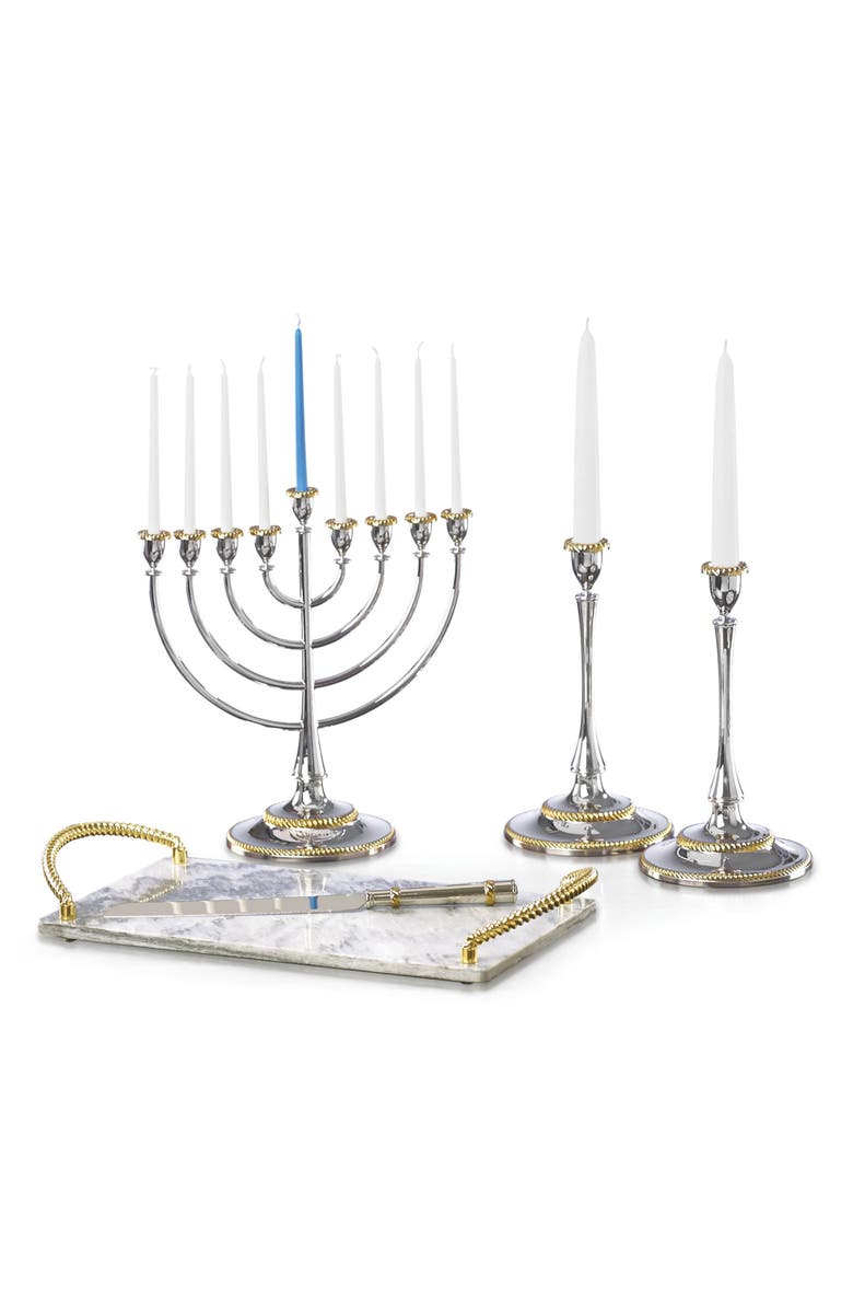 Reed & Barton Roseland Set of 2 Candlesticks, Alternate, color,