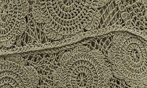 Shop Mango Lace Minidress In Khaki